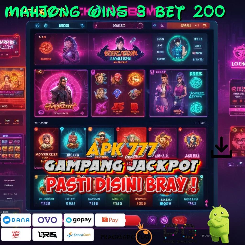 MAHJONG WINS 3 BET 200 , android game (Versi New) baru unduhan mudah gacor