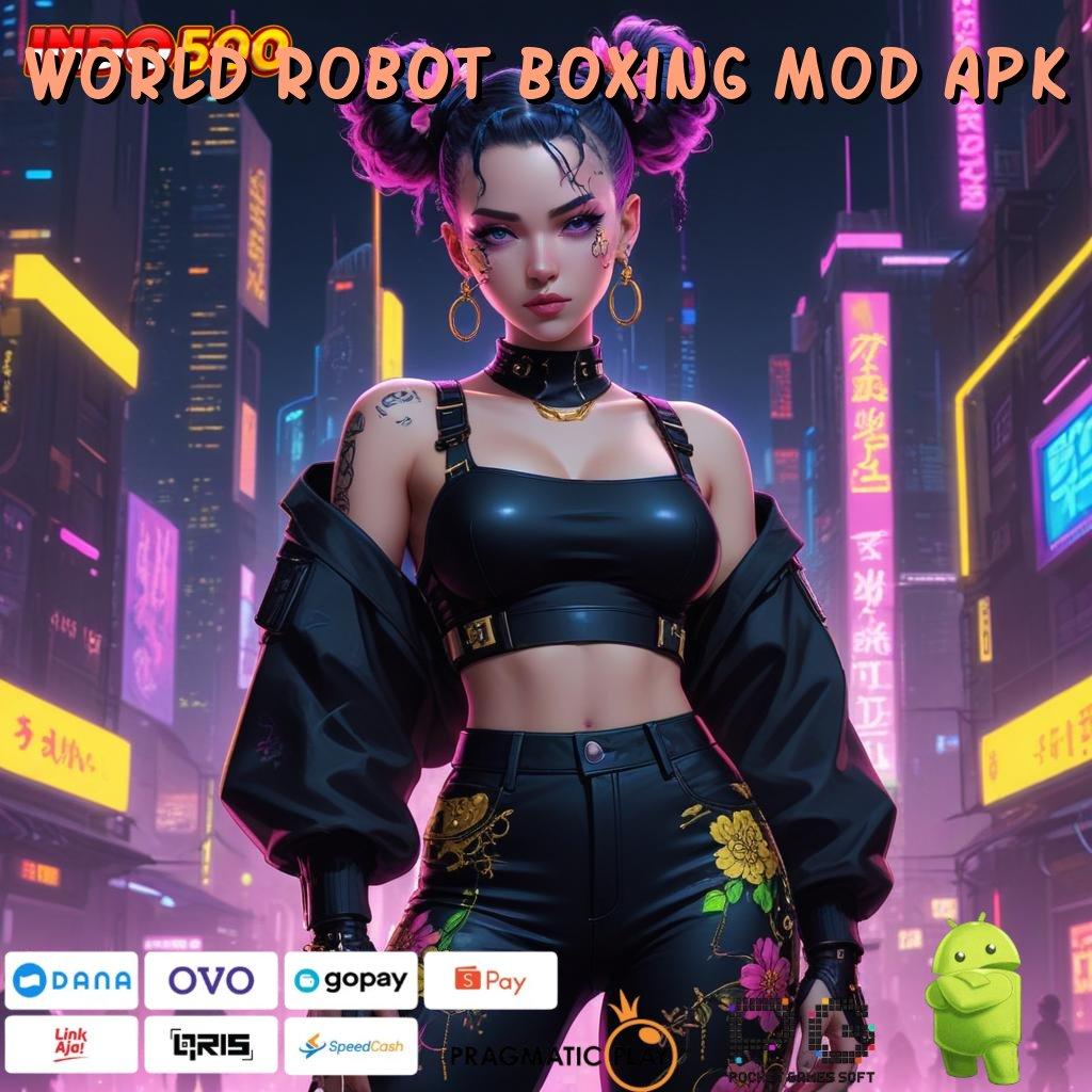 WORLD ROBOT BOXING MOD APK seru event rasio tak terkalahkan