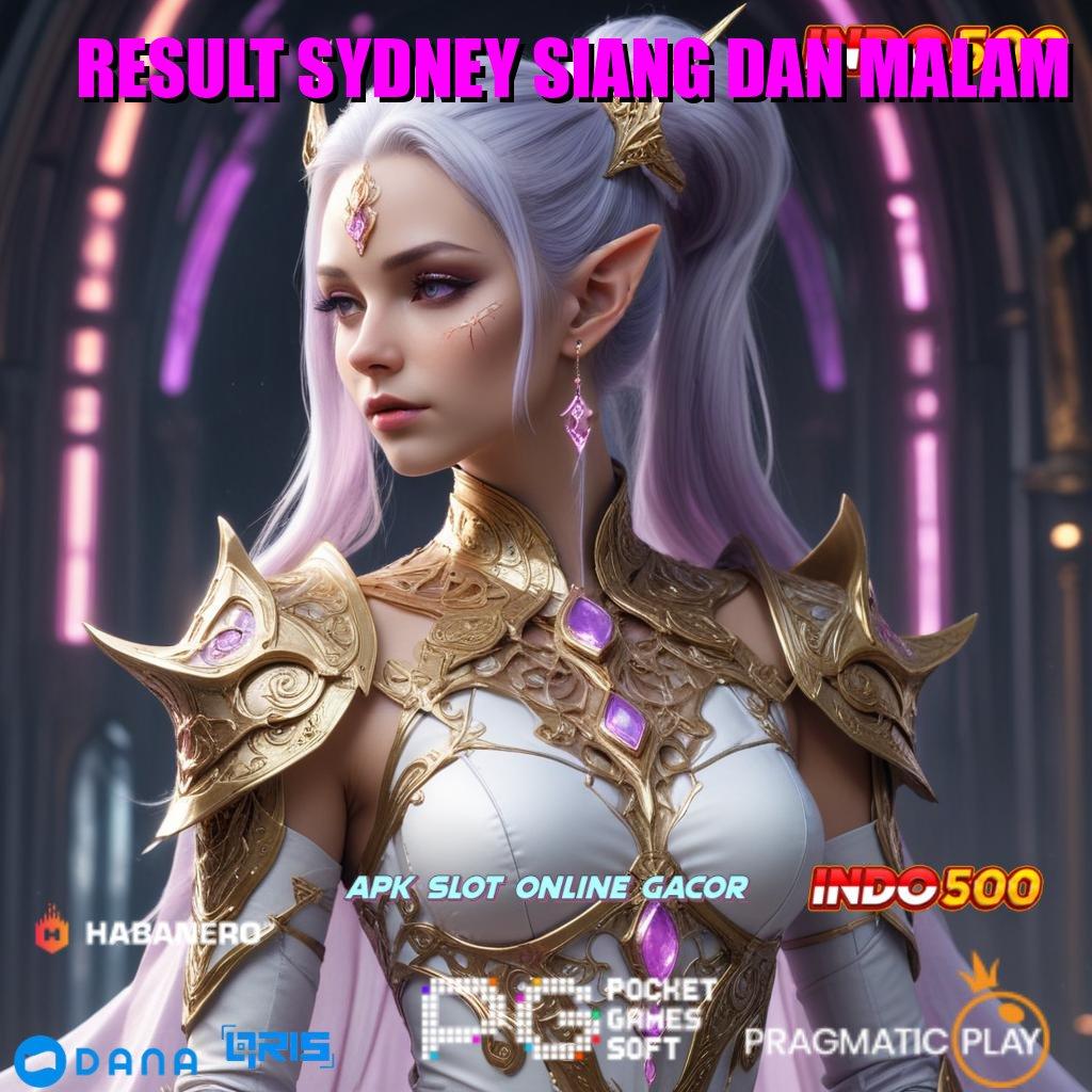 RESULT SYDNEY SIANG DAN MALAM 🔥 simple cepat dan gampang dilakukan hari ini