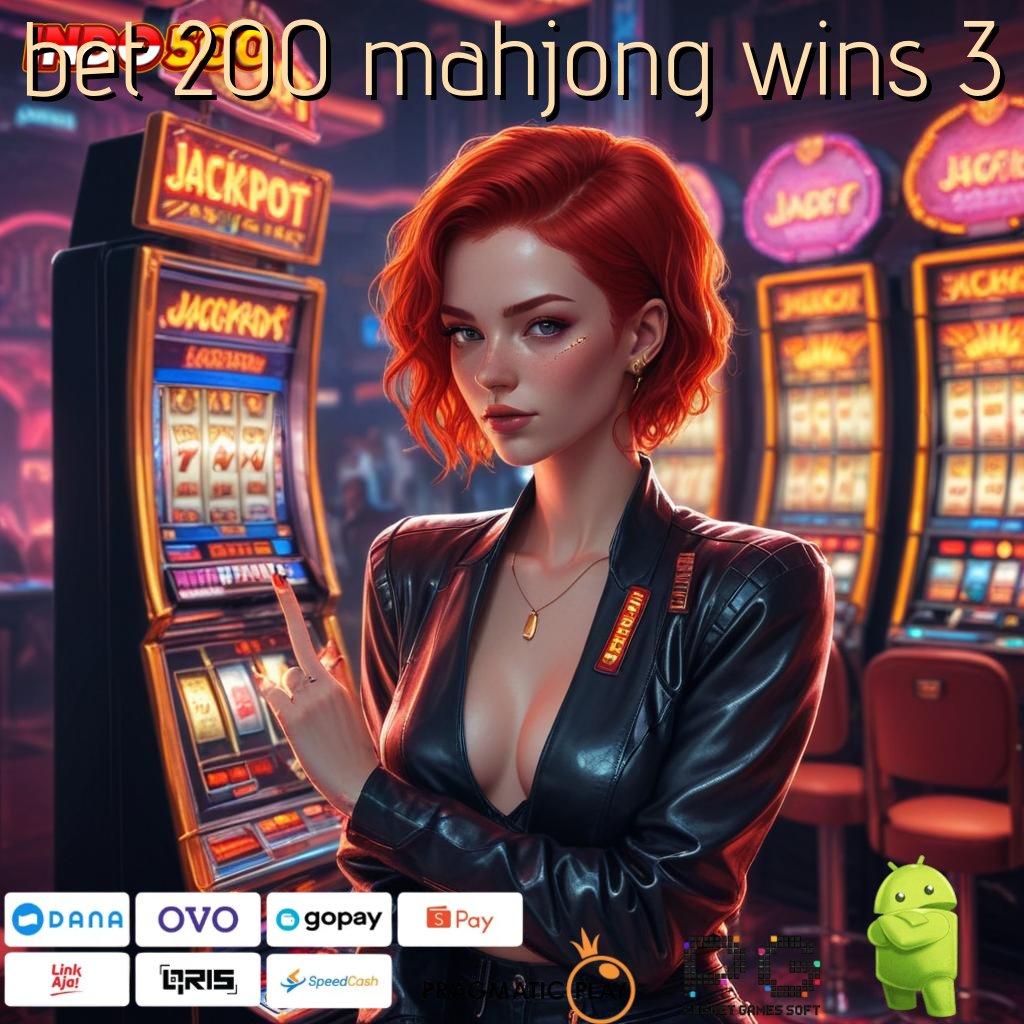 BET 200 MAHJONG WINS 3 Keuntungan Besar Dengan Pola Scatter Stabil