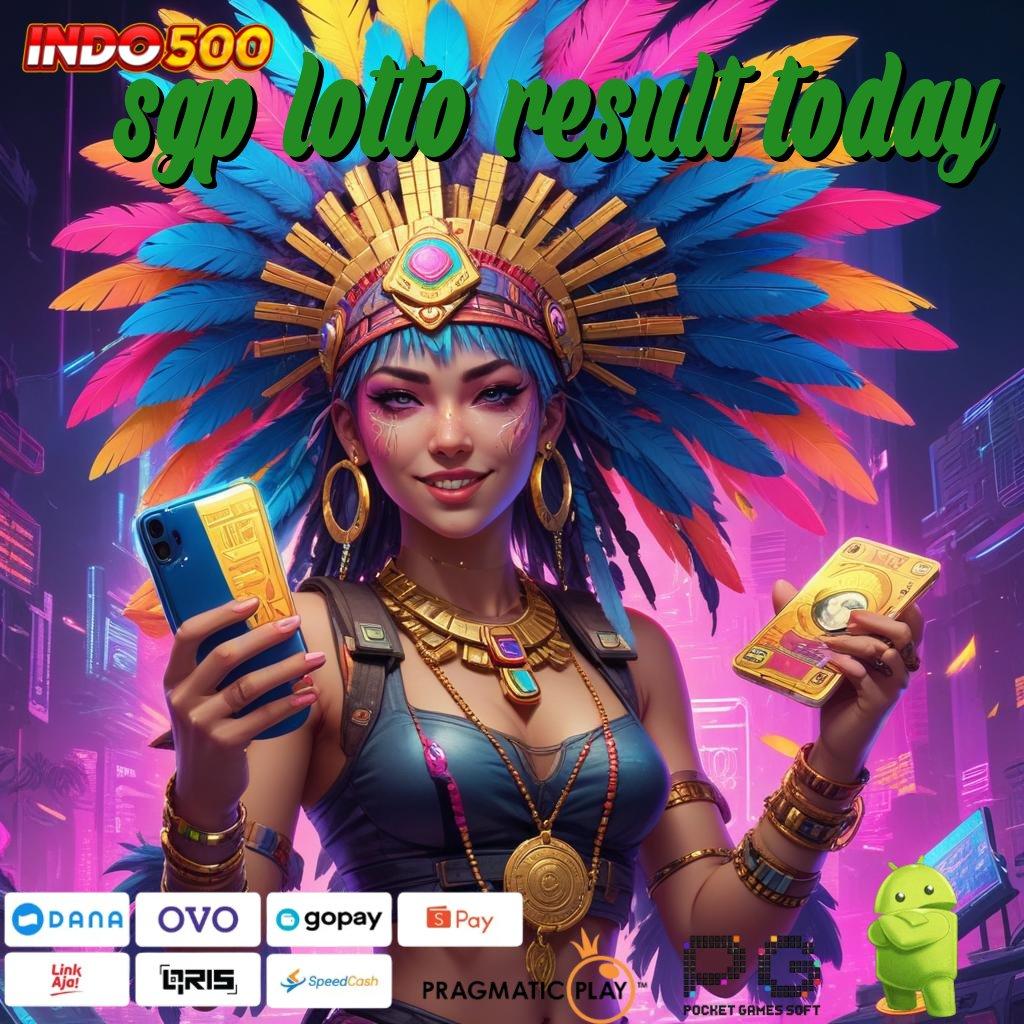 SGP LOTTO RESULT TODAY Jaminan RTP Spin Menang