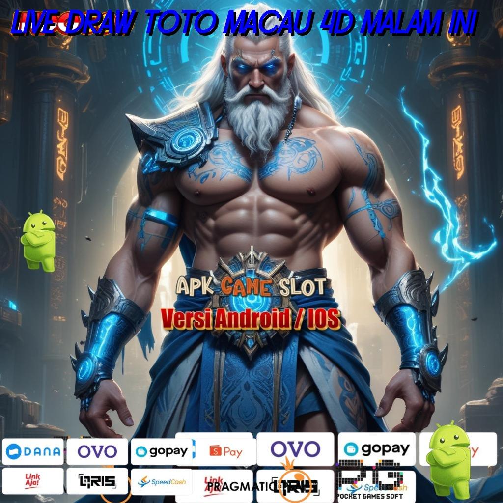 LIVE DRAW TOTO MACAU 4D MALAM INI Versi Baru Mesin RTP Unggul