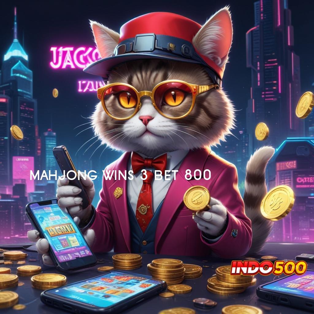 MAHJONG WINS 3 BET 800 🔥 Pola Penyelesaian Slot Dengan Banyak Bonus