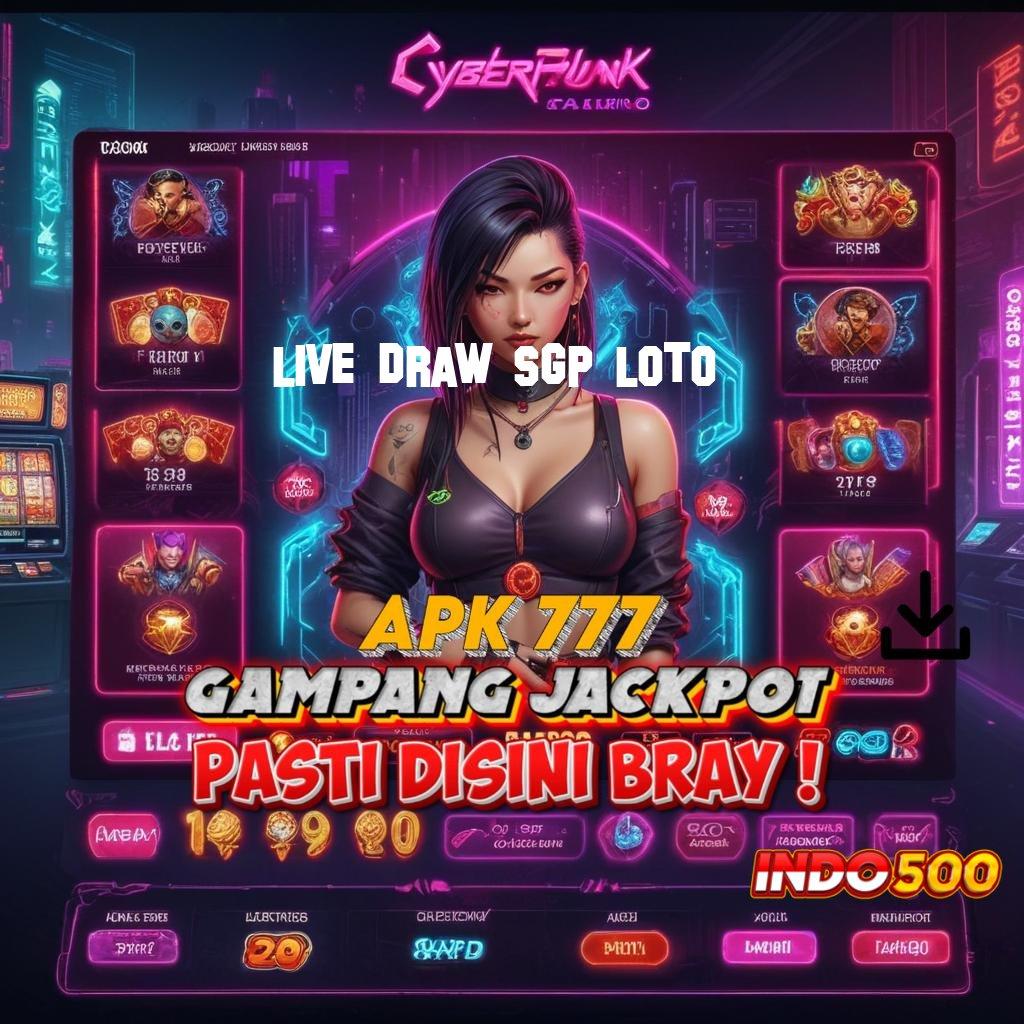 LIVE DRAW SGP LOTO ➽ Menyusun Skema Mudah Menang Lewat Jackpot