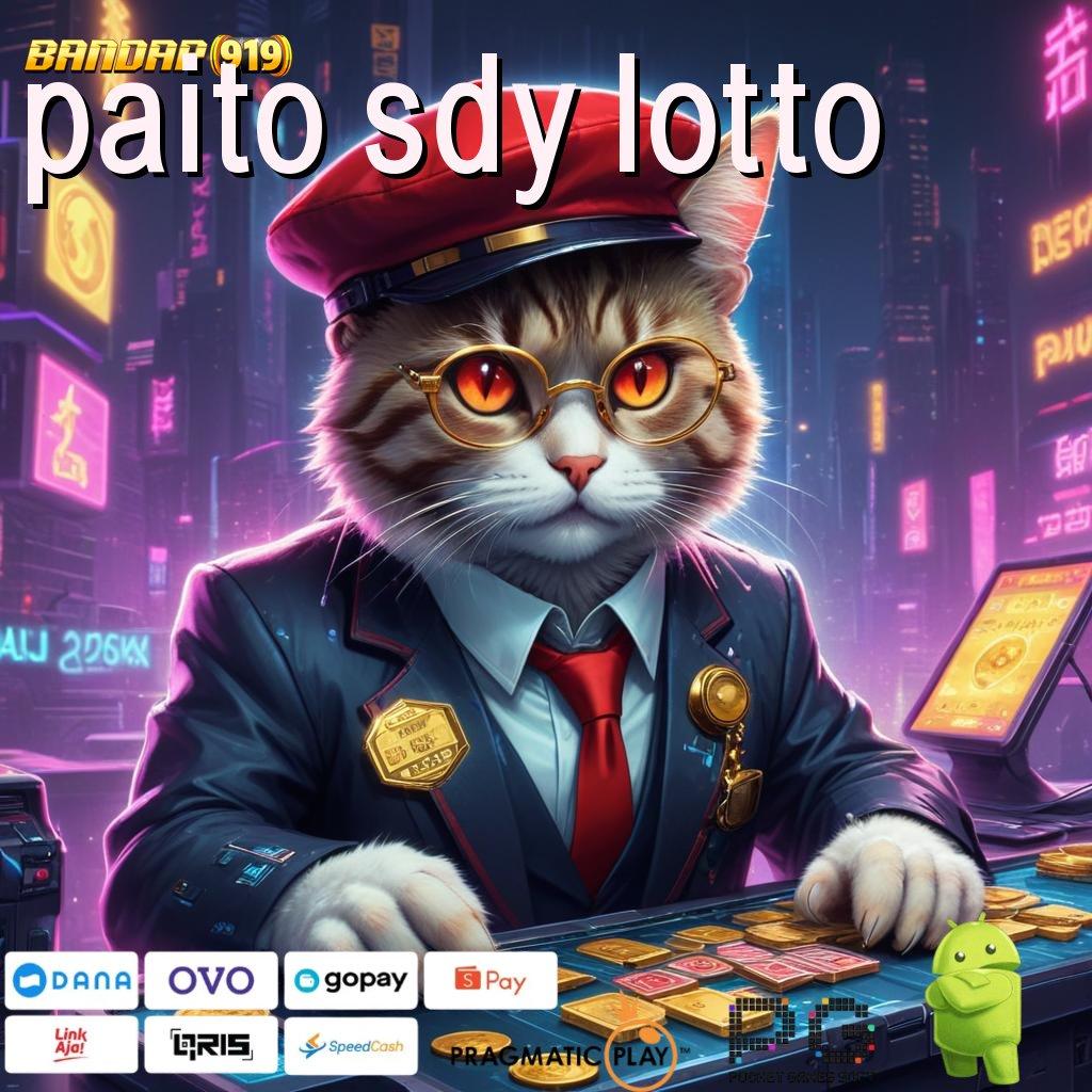 PAITO SDY LOTTO : uang kecil hoki terus